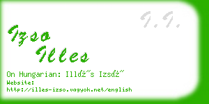 izso illes business card